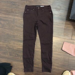 Dark purple jeans